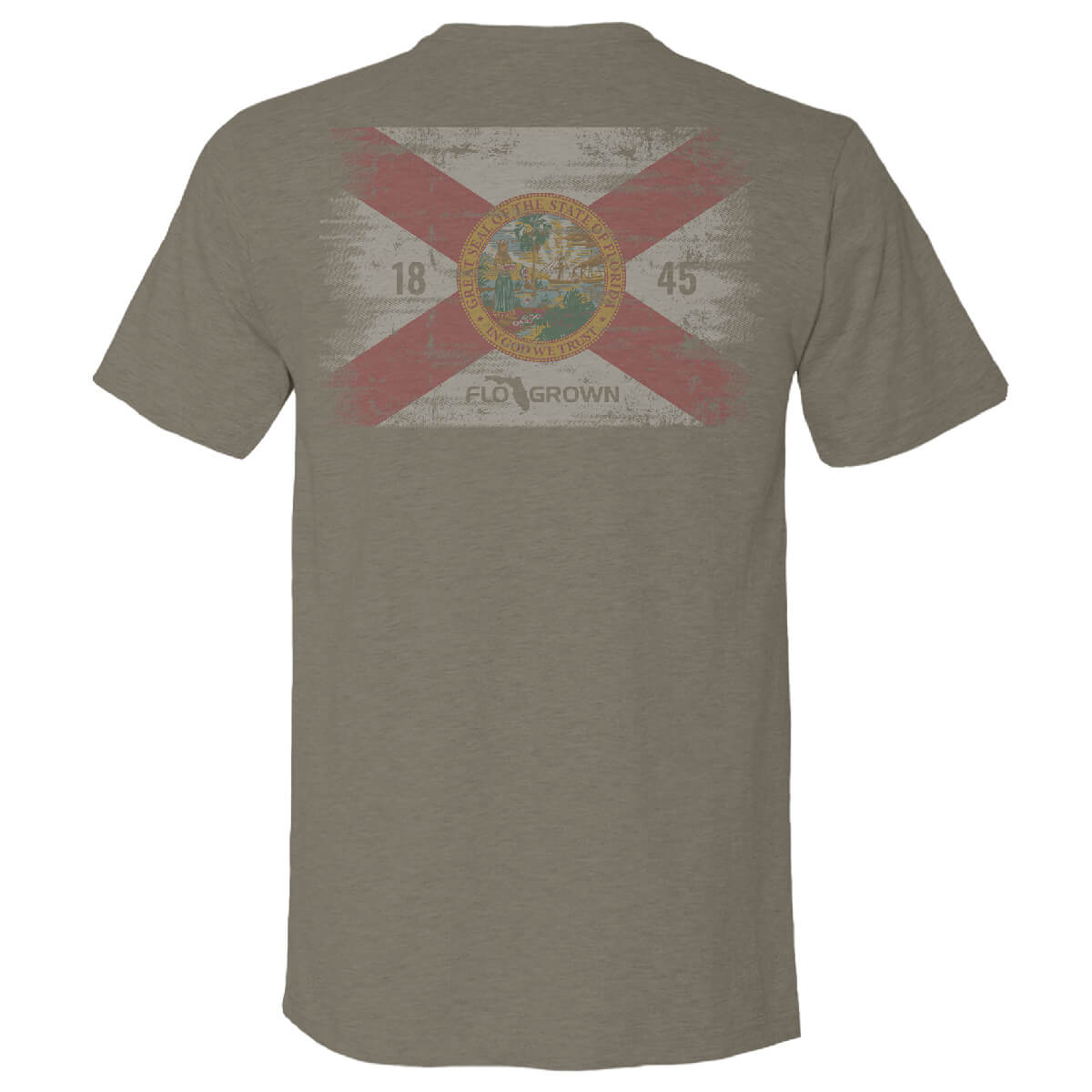 Stone Washed Flag Tee