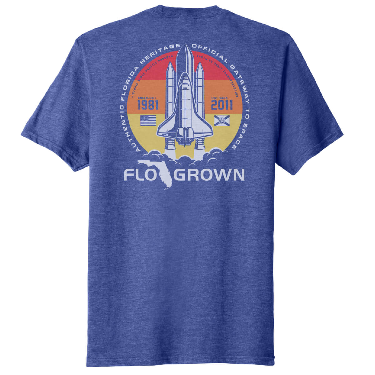 Vintage Space Shuttle Tee Flogrown 1388