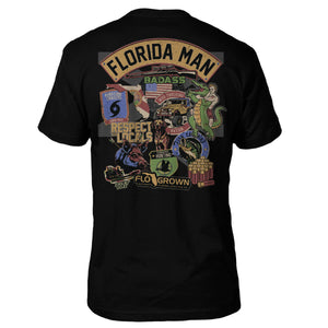 Florida Man Badges Tee