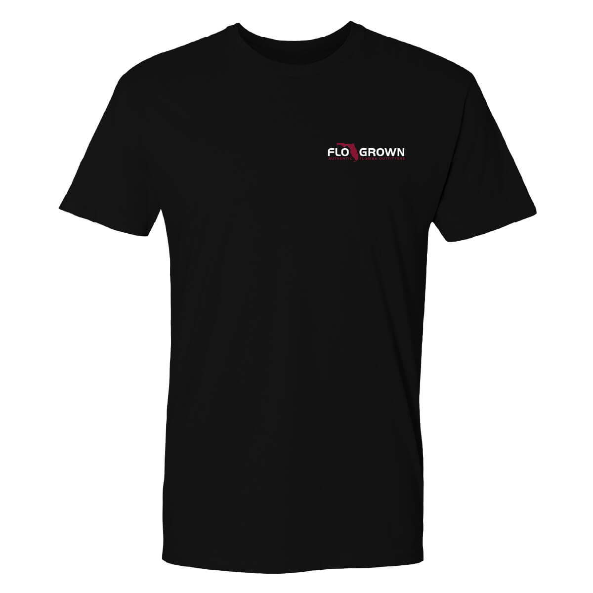 Front view with the FloGrown logo on the left chest