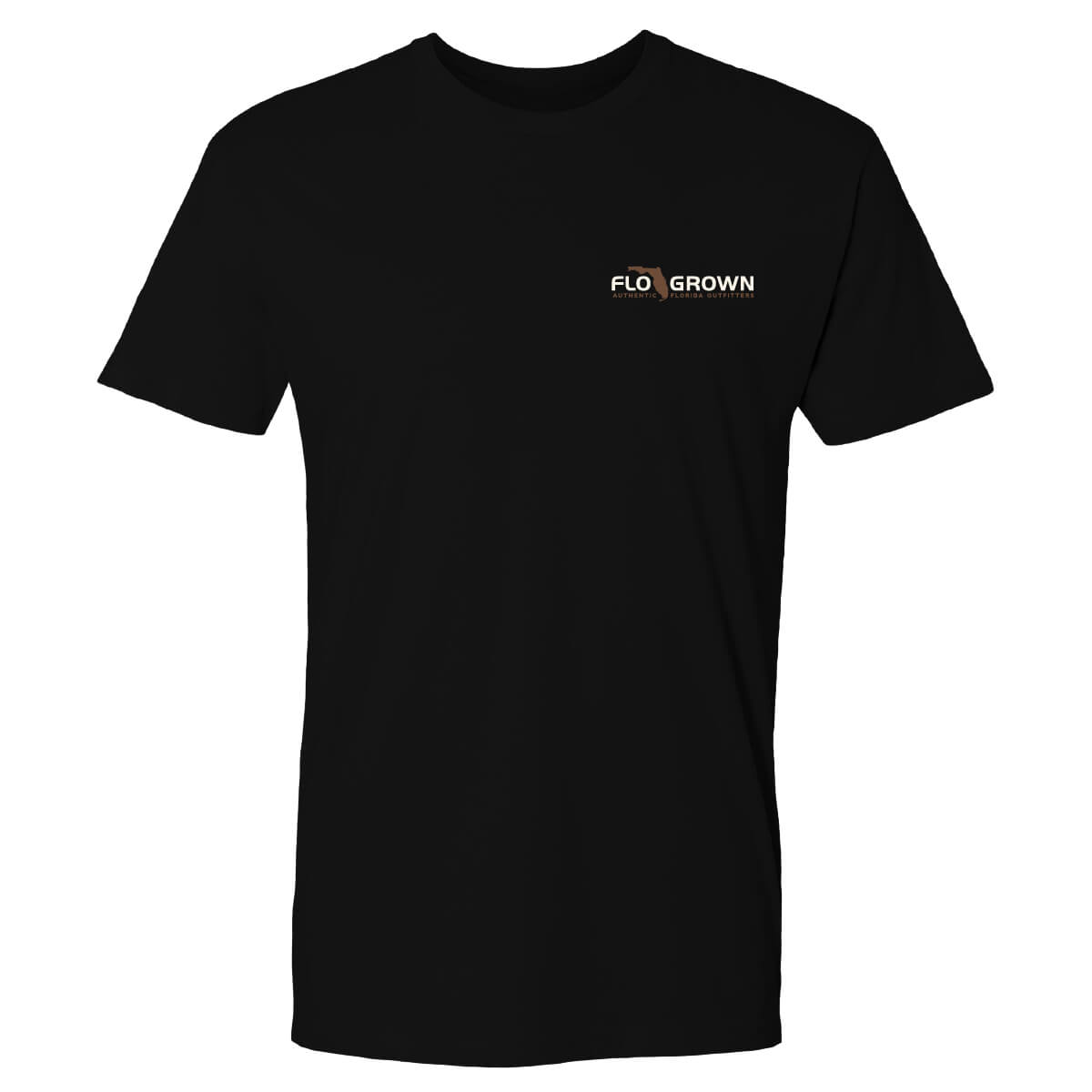 Front view with the FloGrown logo on the left chest