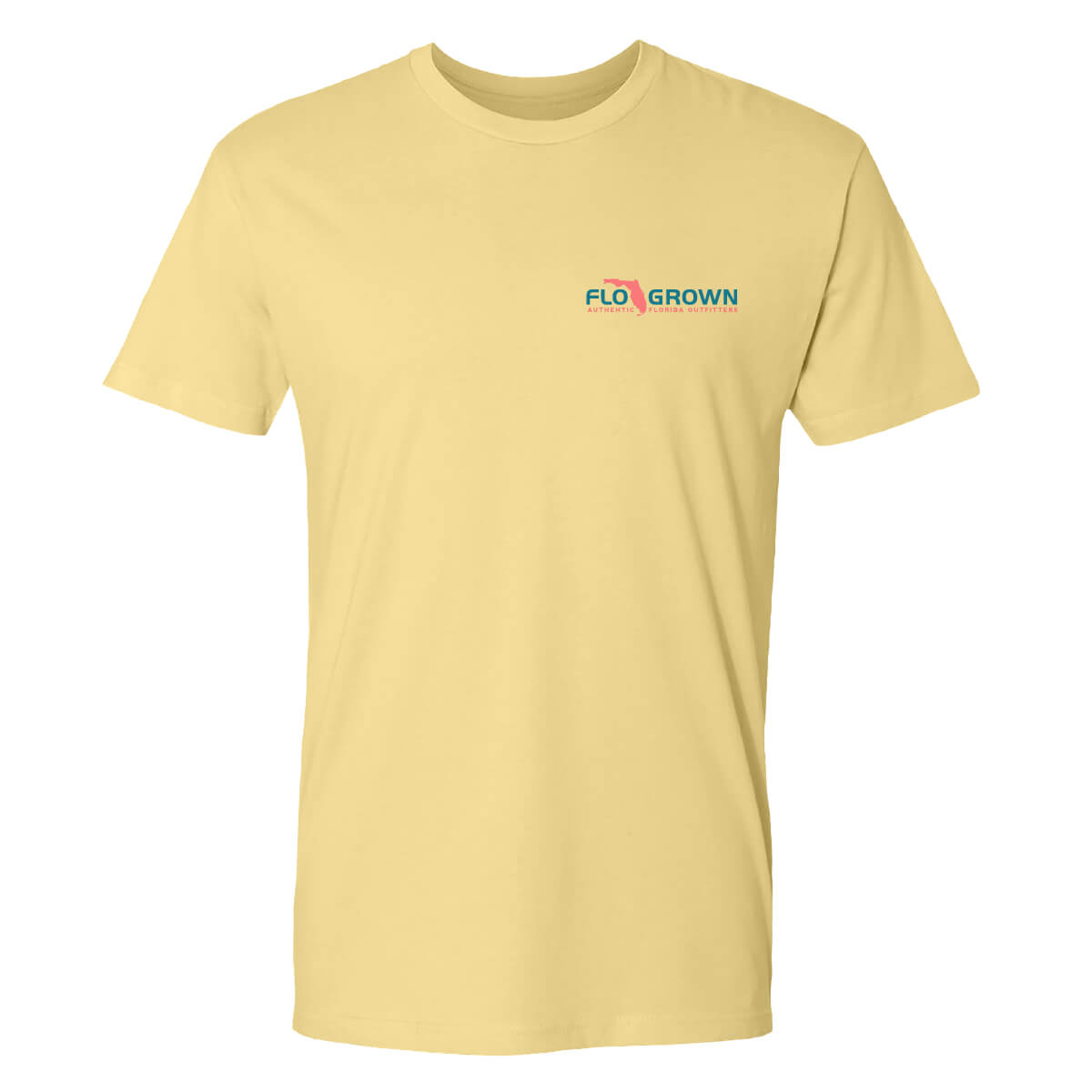 Front view showing the FloGrown logo on the left chest.