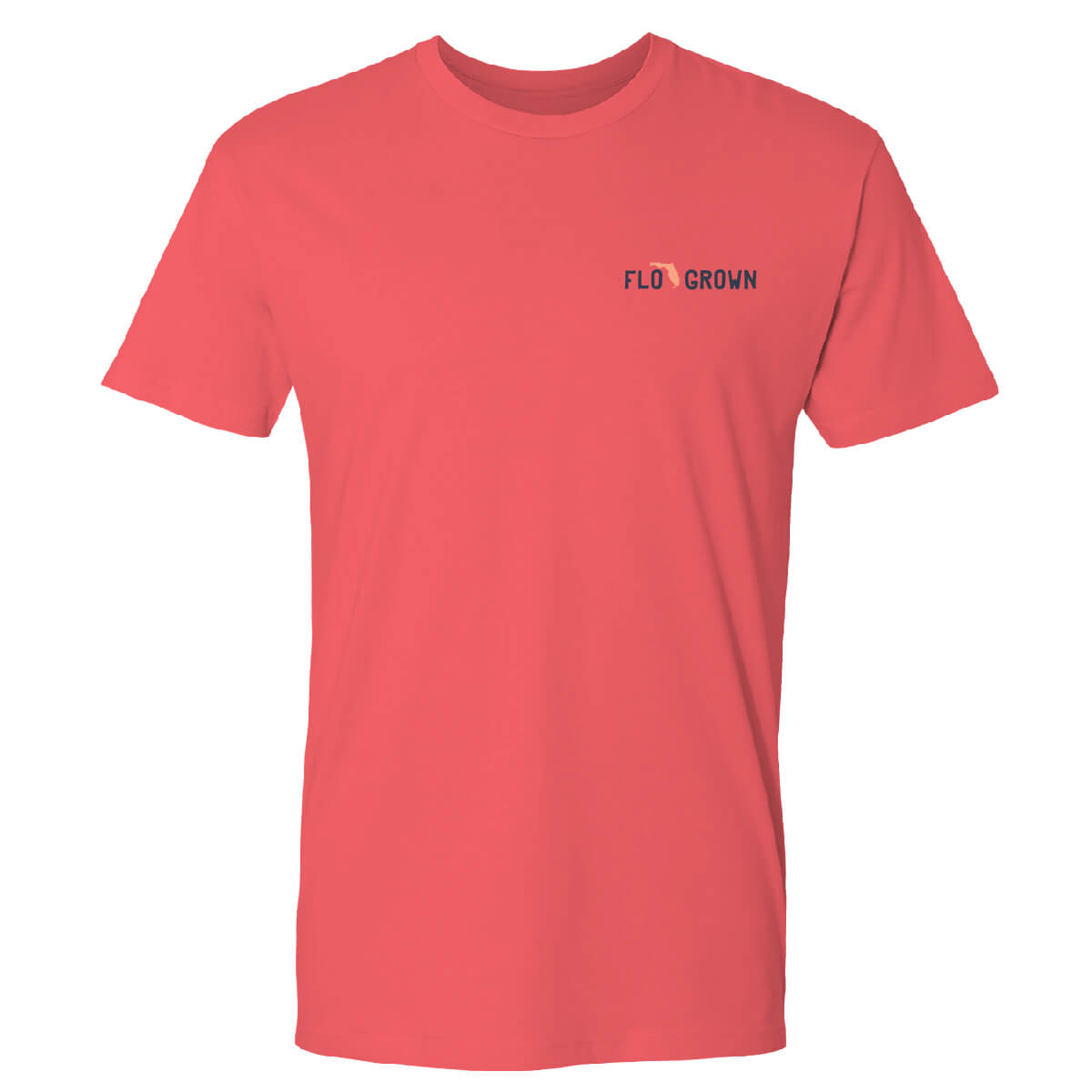 Front view with the FloGrown logo on the left chest.