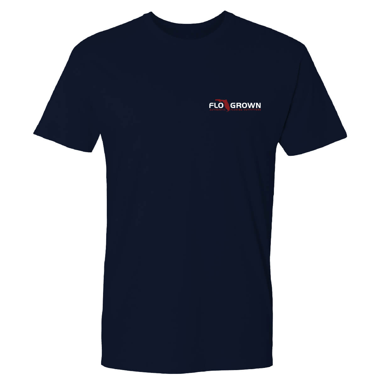 Front view with the FloGrown logo on the left chest.