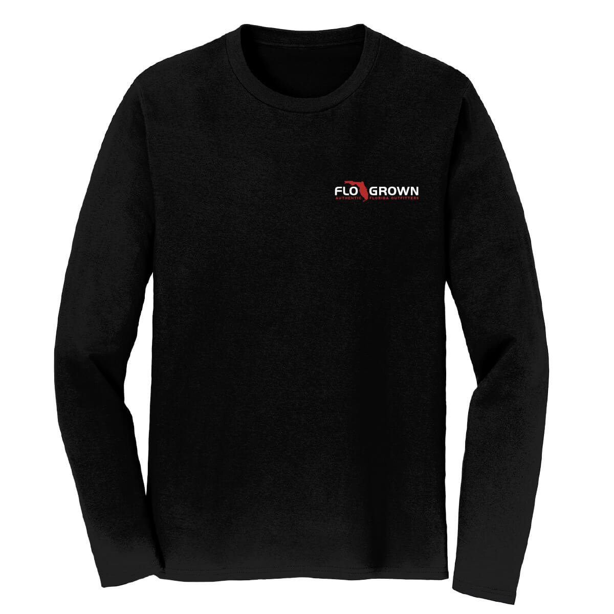 Front view featuring the FloGrown logo on the left chest.