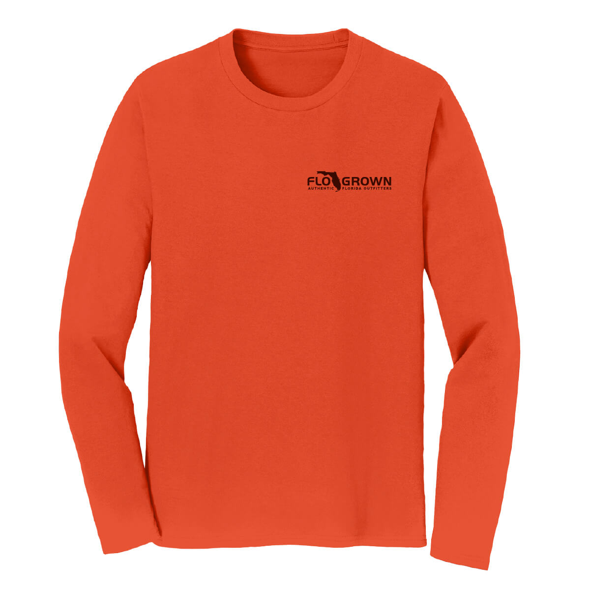 Front view with the FloGrown logo on the left chest.