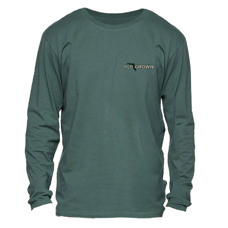 Front view with the FloGrown logo on the left chest.