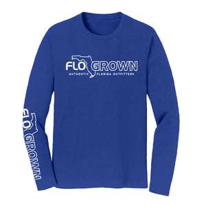 Contour Logo Blue Long Sleeve