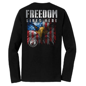 Freedom Eagle Flag Long Sleeve