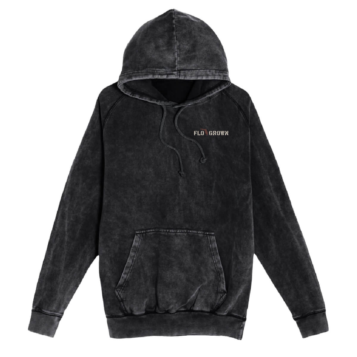 Front view with the FloGrown logo on the left chest.