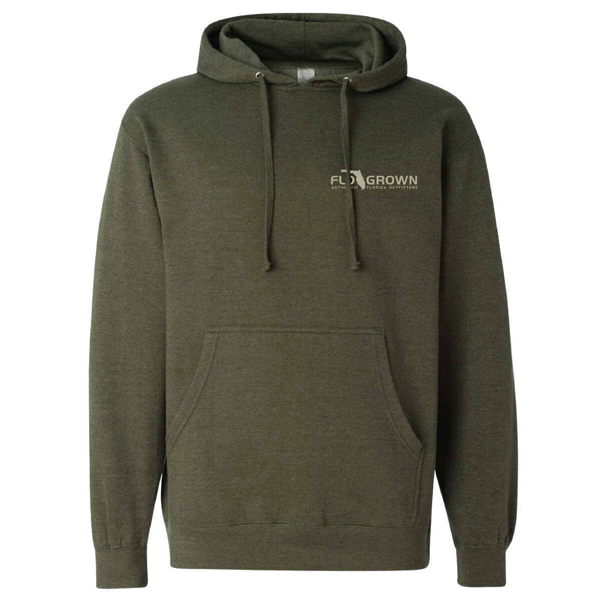 Front view with the FloGrown logo on the left chest.
