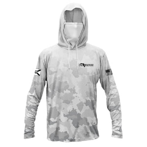 White Camo Performance Hoodie