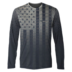 American Gator Navy Performance Tee