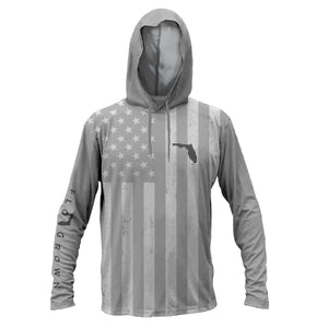 American Gray Flag Performance Hoodie