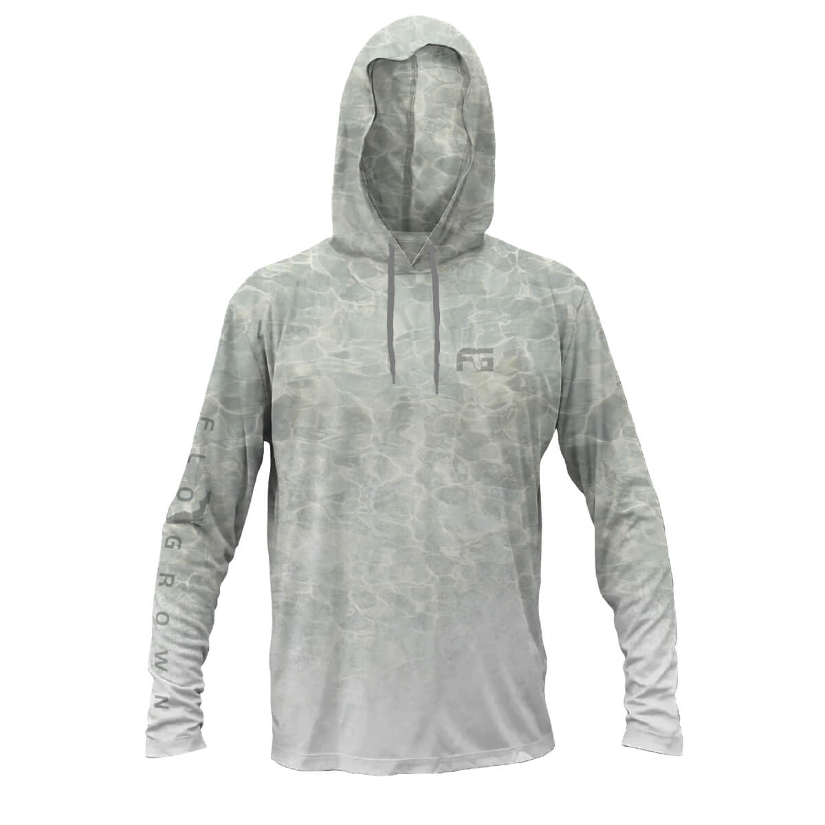 Front view showing the FloGrown logo on the left chest.