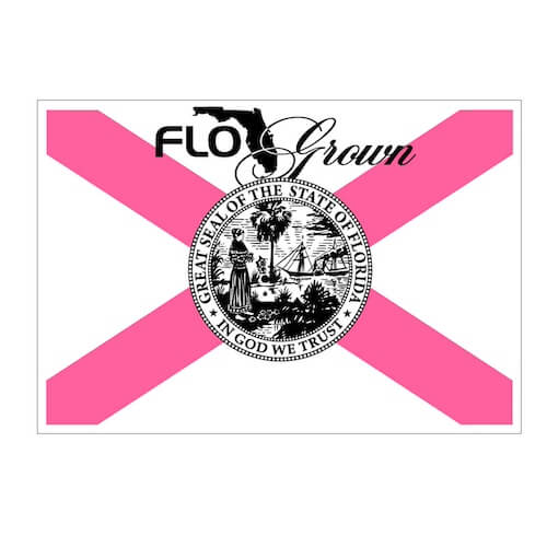 Pink Flag Decal