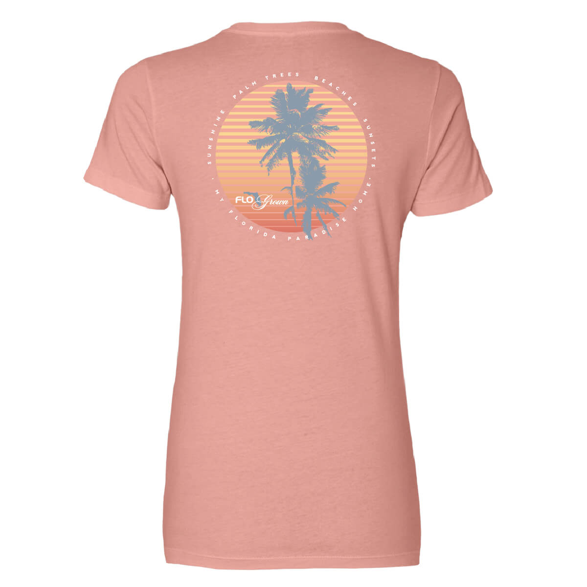 Geo Circle Paradise Womens Tee