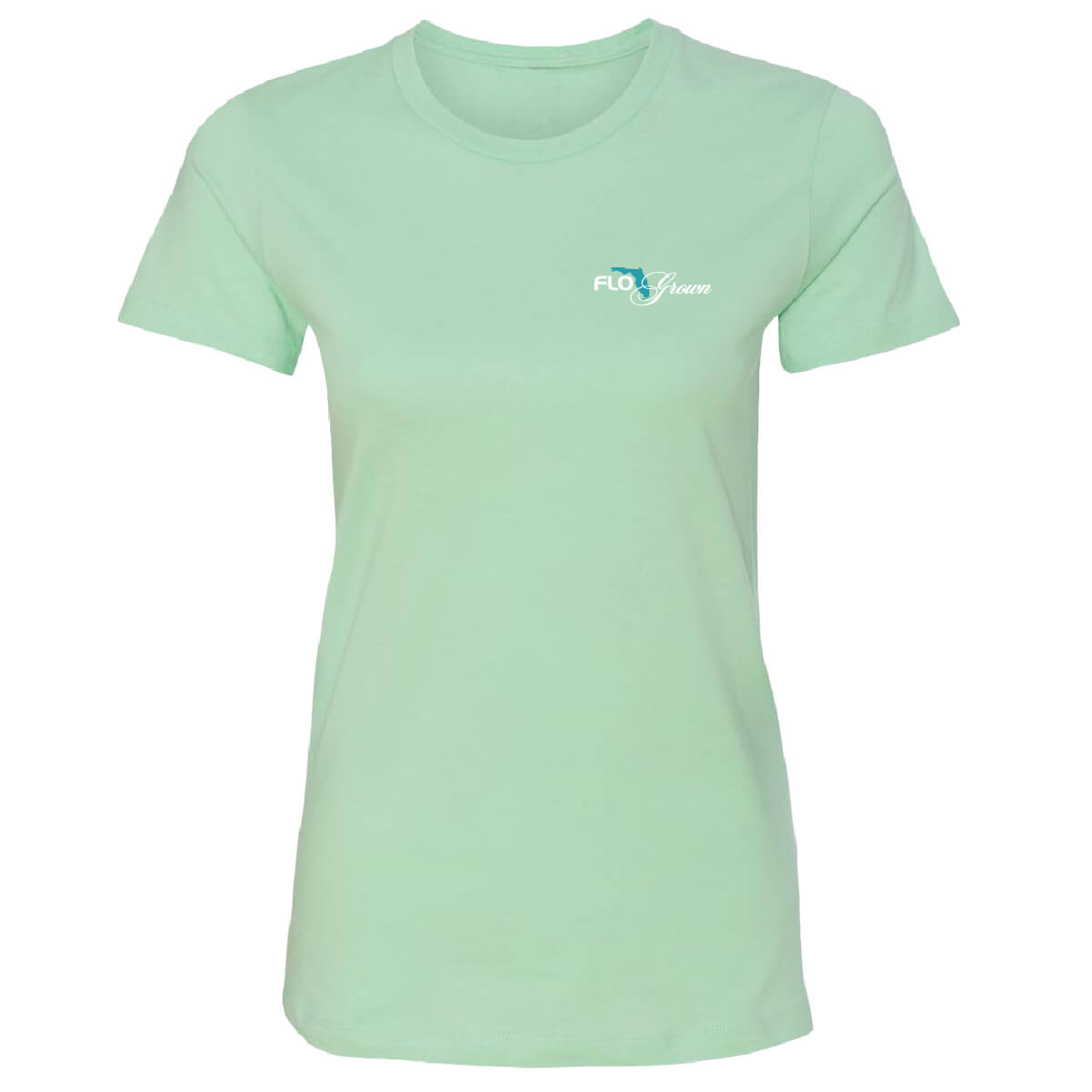 Front view with the FloGrown logo on the left chest.