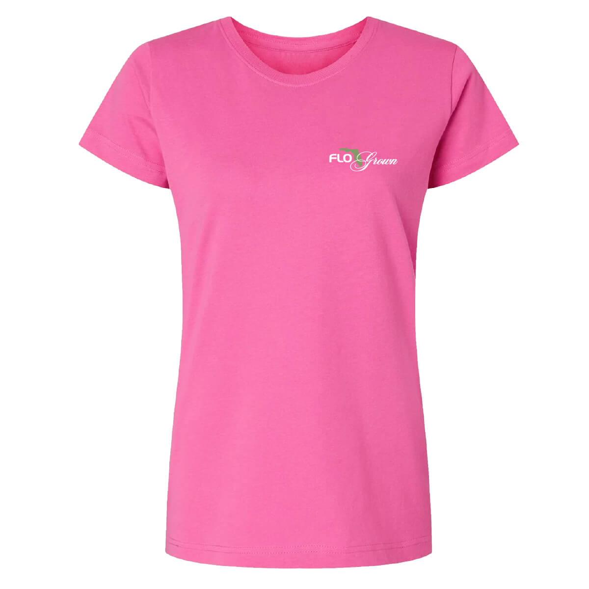Front view with the FloGrown logo on the left chest.