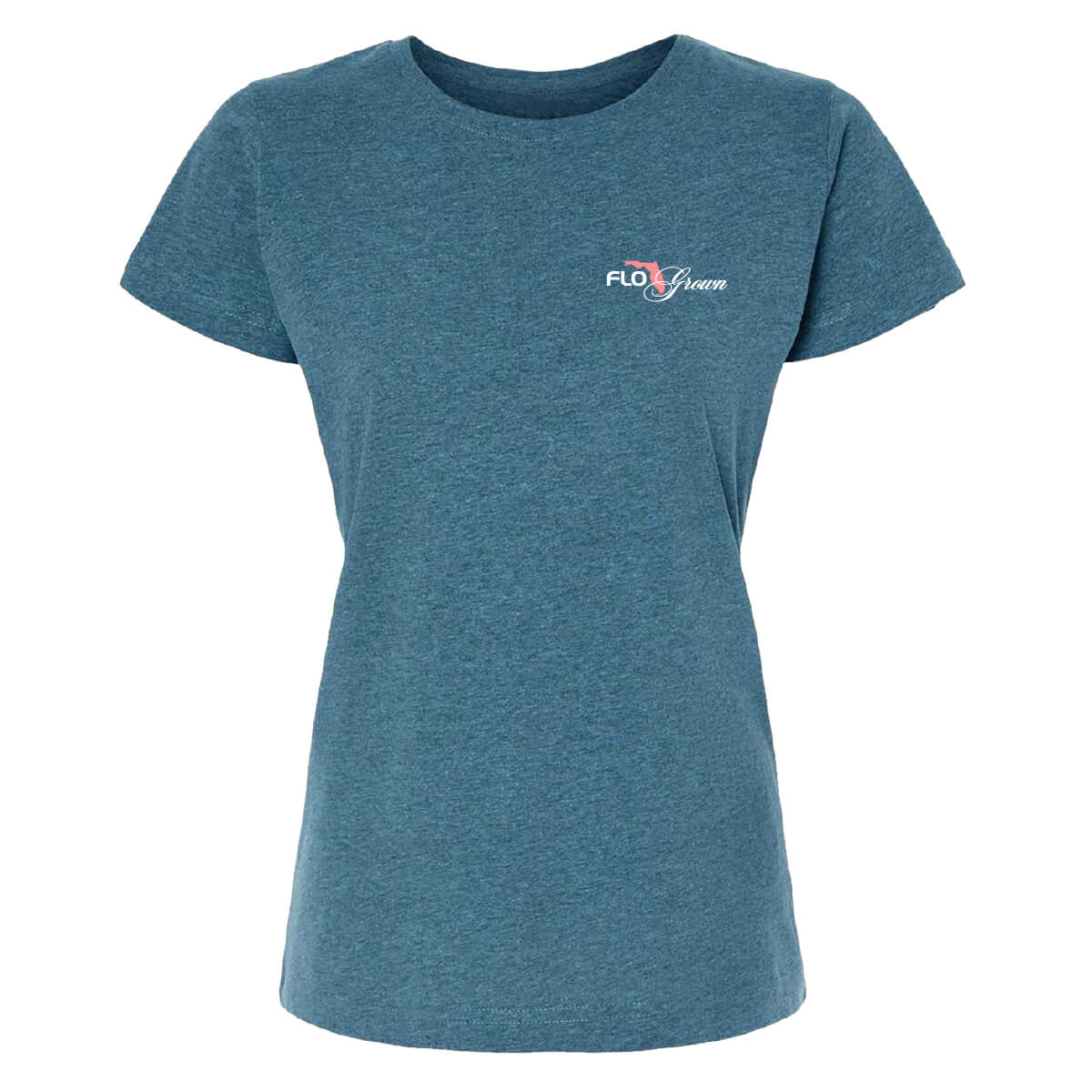 Front view with the FloGrown logo on the left chest.