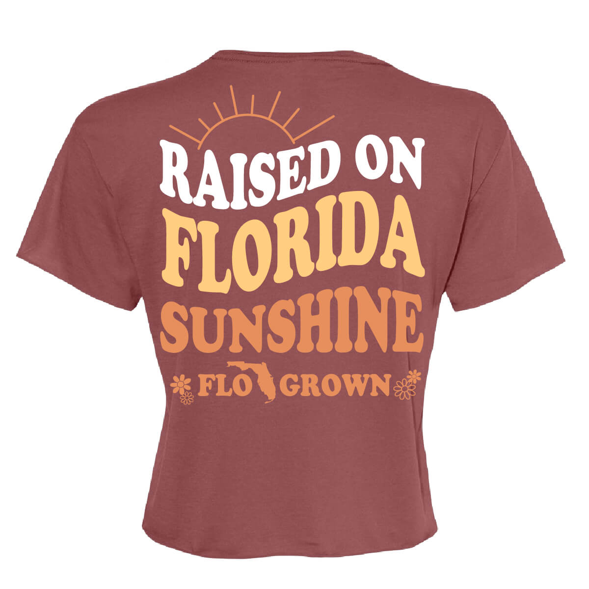 Raised on Florida Sunshine Crop Top