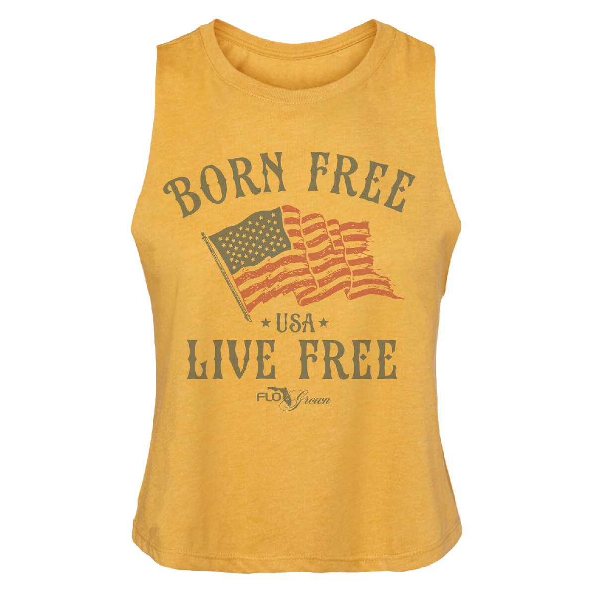 Born Free Women's Cropped Tank