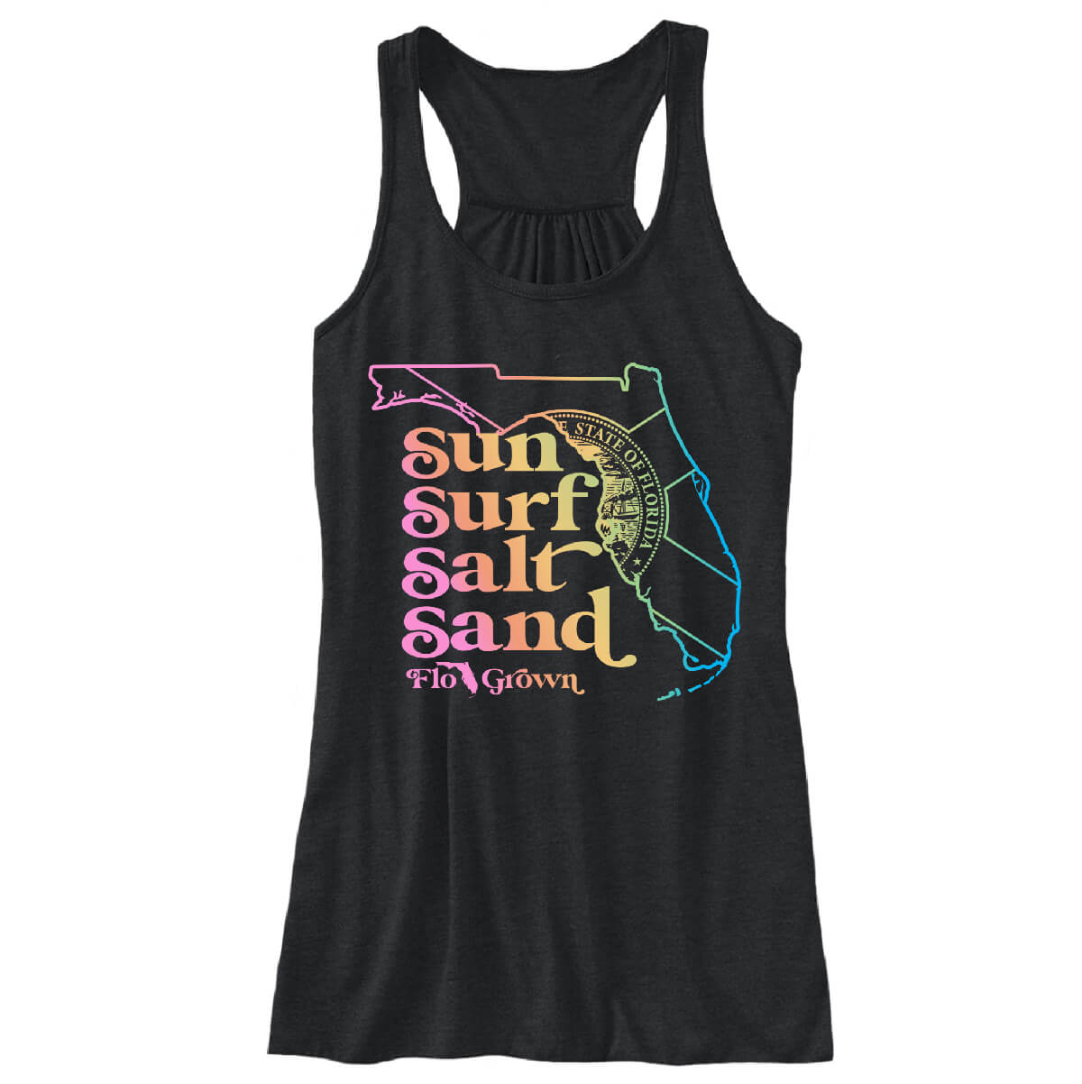 Color Blend Motto Women's Tank