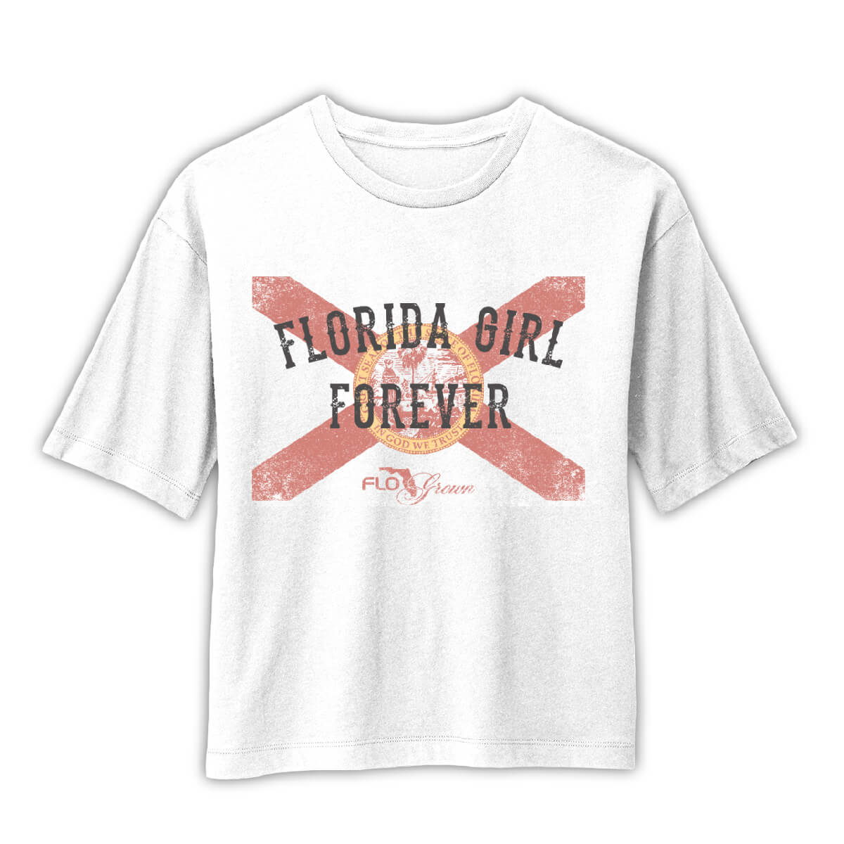 Vintage Forever Flag Crop Top