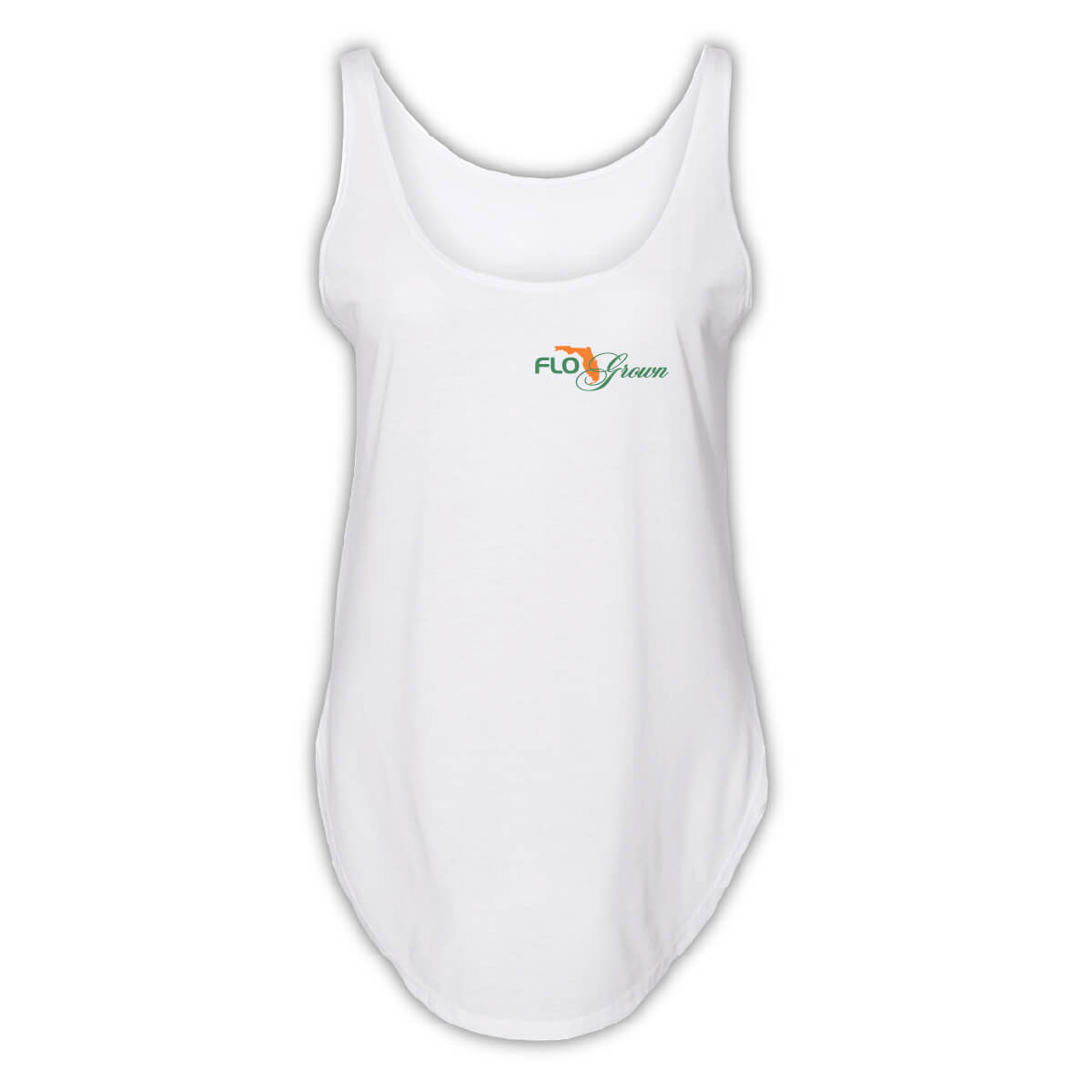 Front view featuring the FloGrown logo on the left chest.