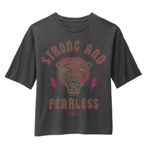 Fearless Panther Womens Crop Top