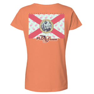 Flamingo Flag Womens Tee