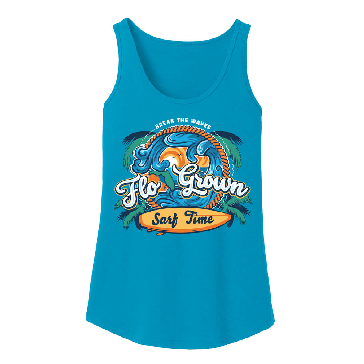 Surf Time Womens Tank Top