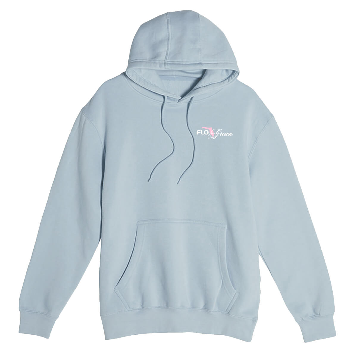 Front view with the FloGrown logo on the left chest.