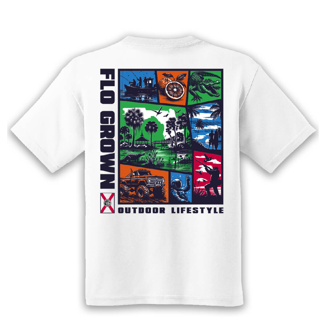 Florida Lifestyle Collage Youth Tee