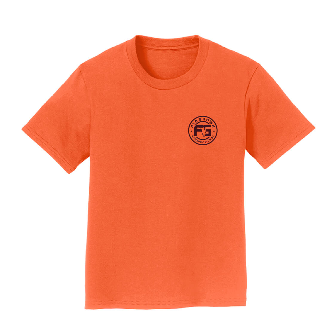 Front view featuring the FloGrown logo on the left chest.