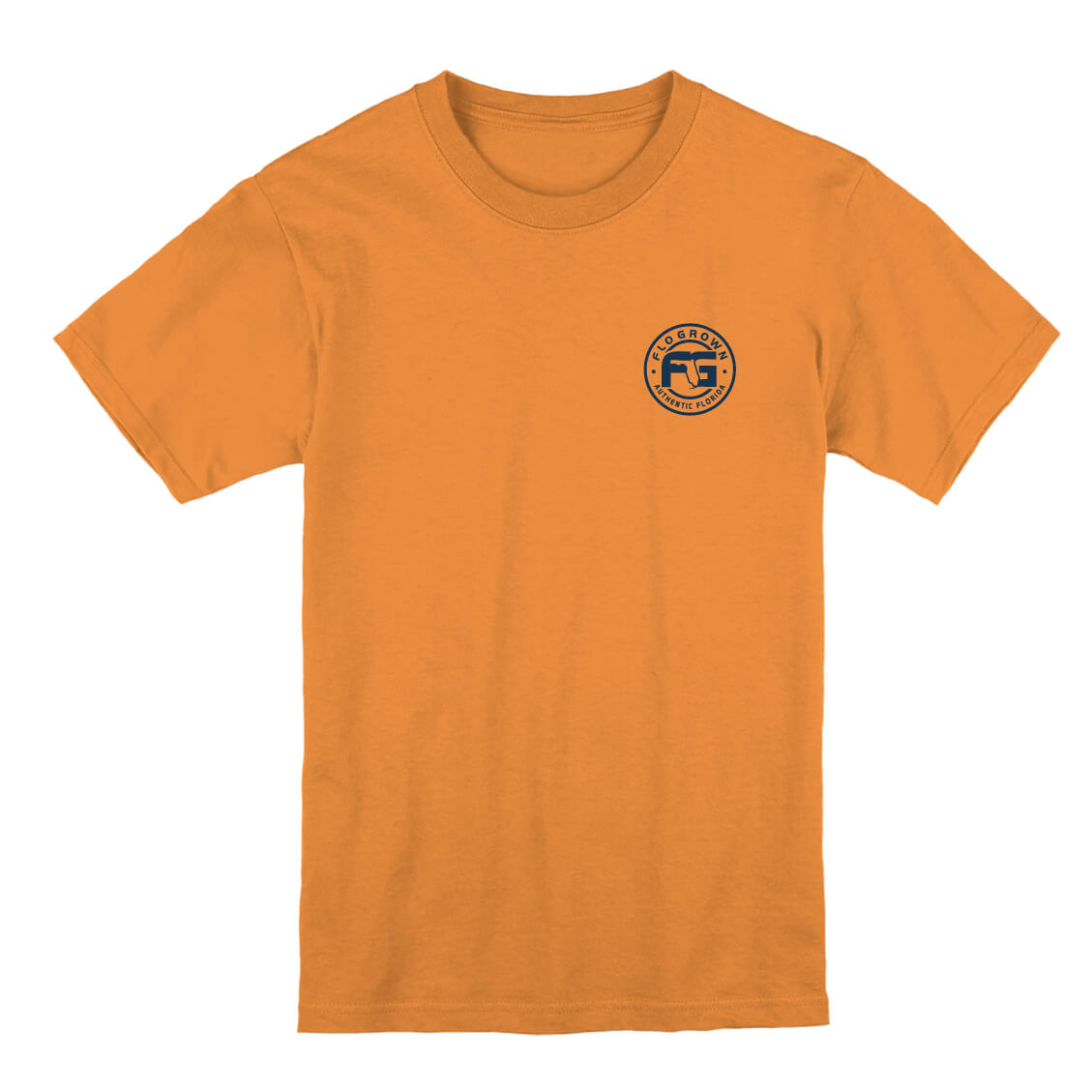 Front view with the FloGrown logo on the left chest.