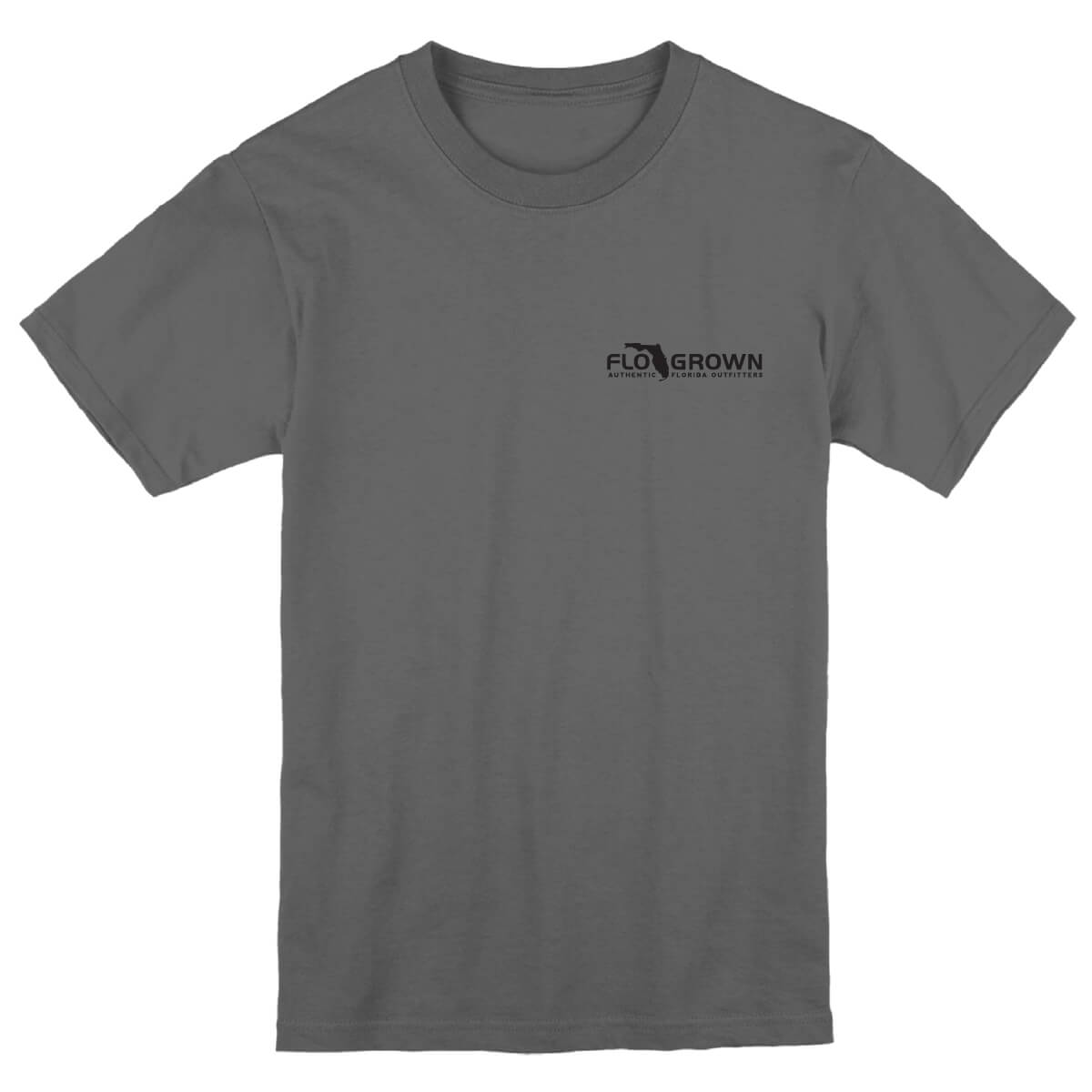 Front view with the FloGrown logo on the left chest.