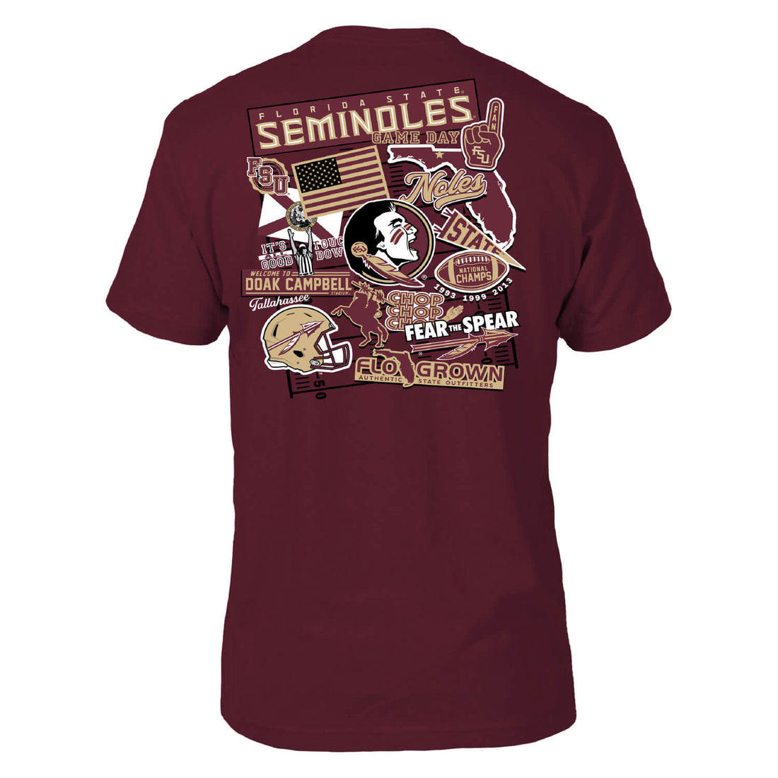 Fsu Sticker James Florida State Seminoles Sticker Tee – FloGrown