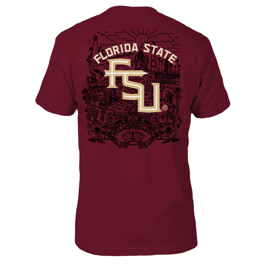 Florida State Seminoles City Lines Tee