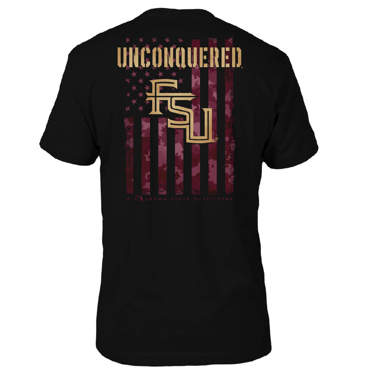 Florida State Seminoles Team Camo Flag Tee