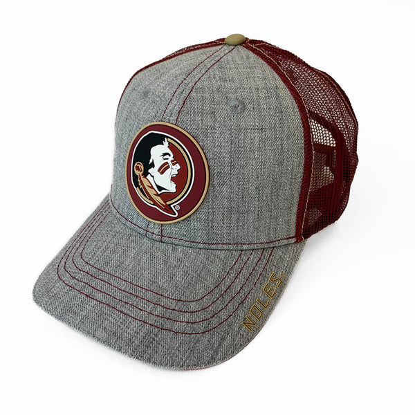 Richardson 112 FSU Florida State Seminoles Trucker Cap Hat  Richardson 112 FSU Florida State Seminoles Trucker Cap Hat Mesh Snapback Pride main image 2