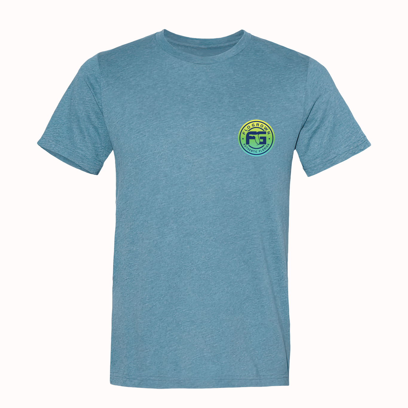 Front view with the FloGrown logo on the left chest.