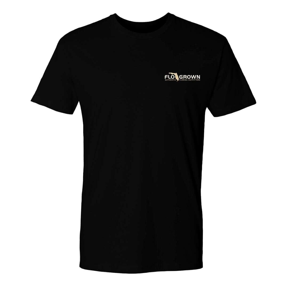 Front view with the FloGrown logo on the left chest.