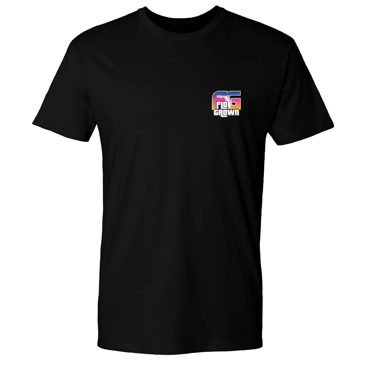 Front view with the FloGrown logo on the left chest.