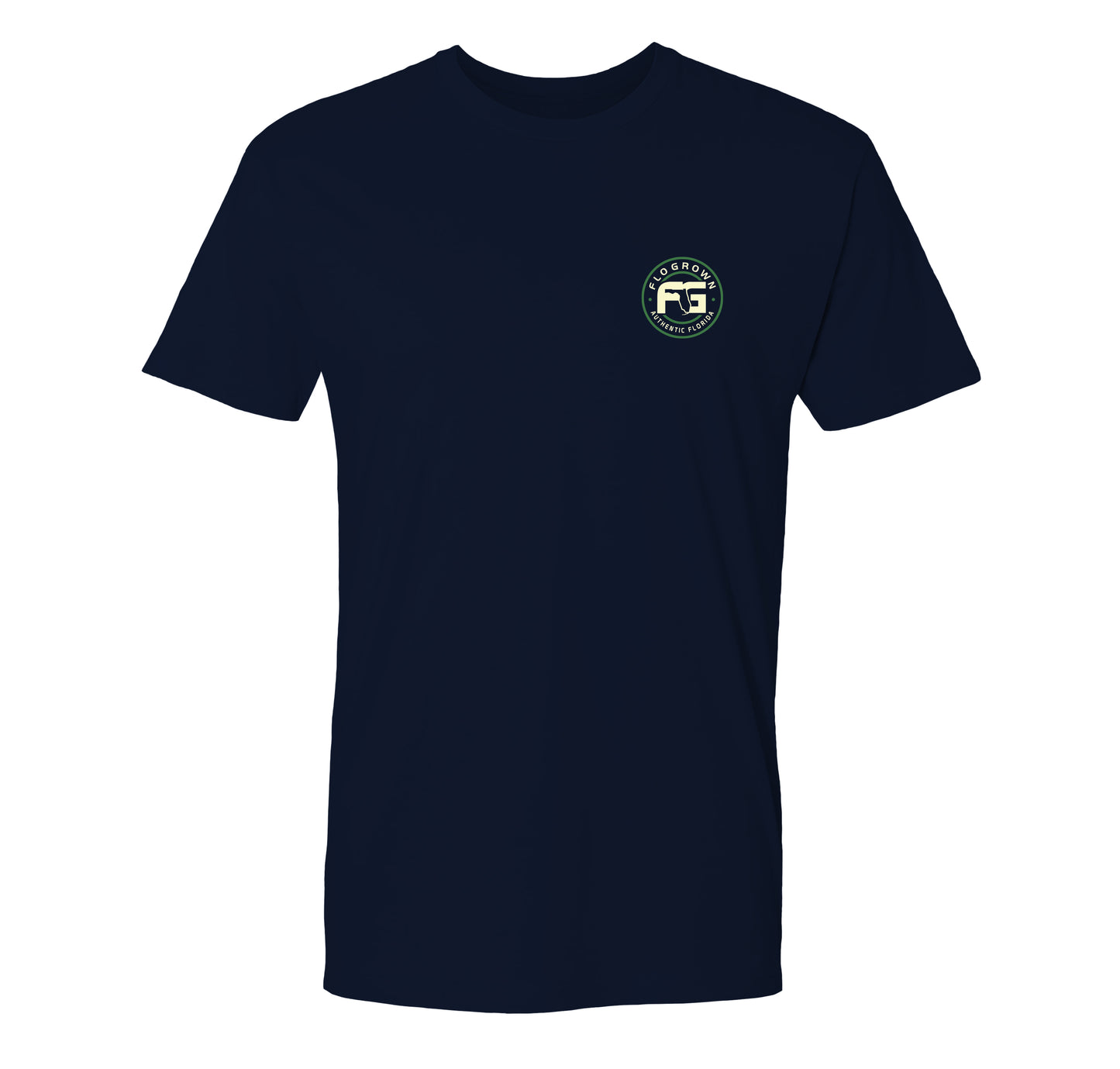 Front view with the FloGrown logo on the left chest.