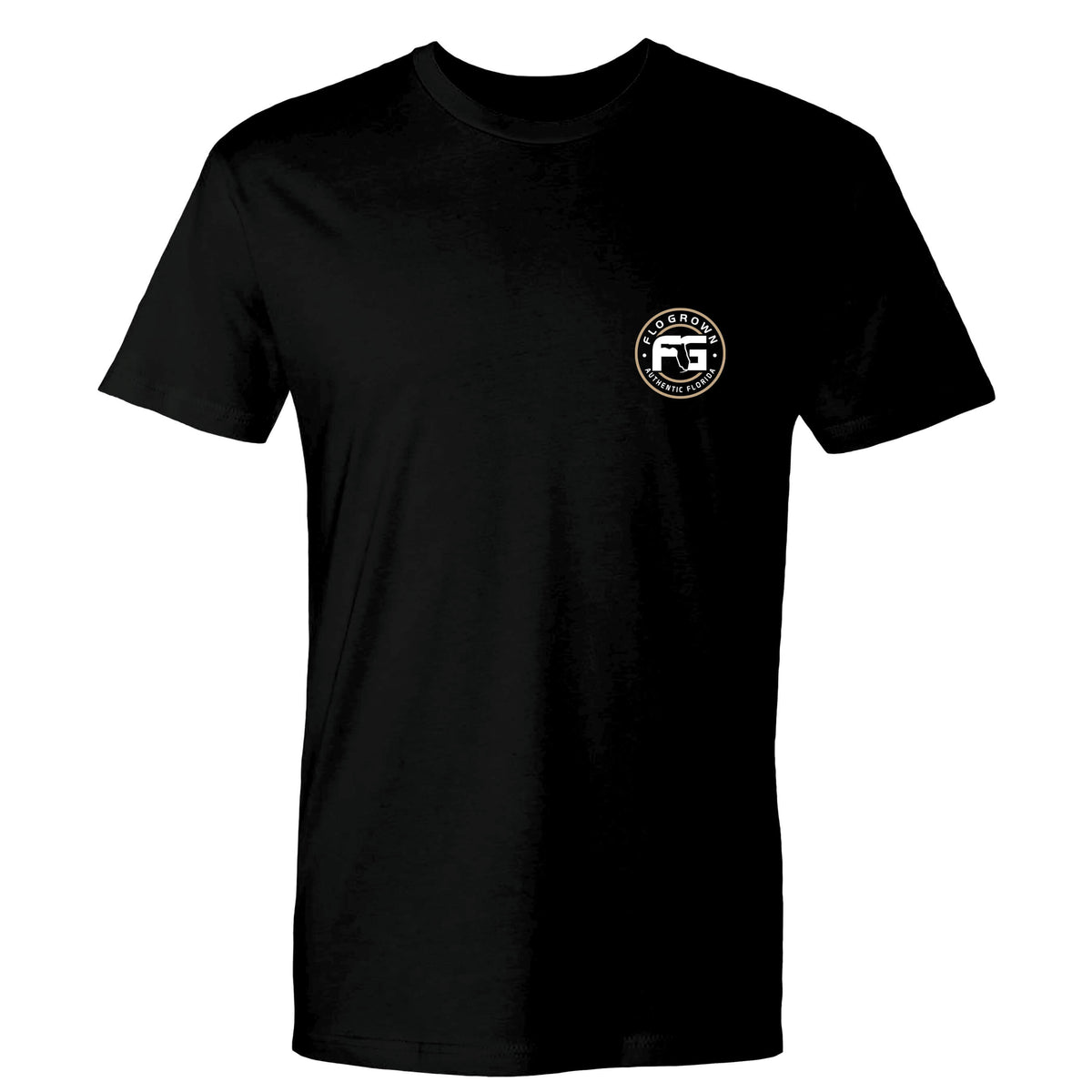 Front view with the FloGrown logo on the left chest.