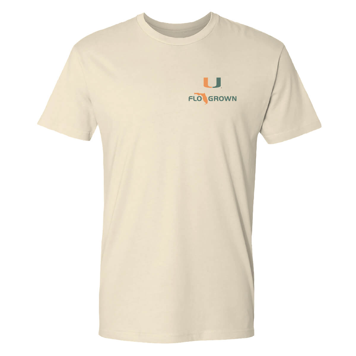 Front view featuring the UM and FloGrown logos on the left chest.