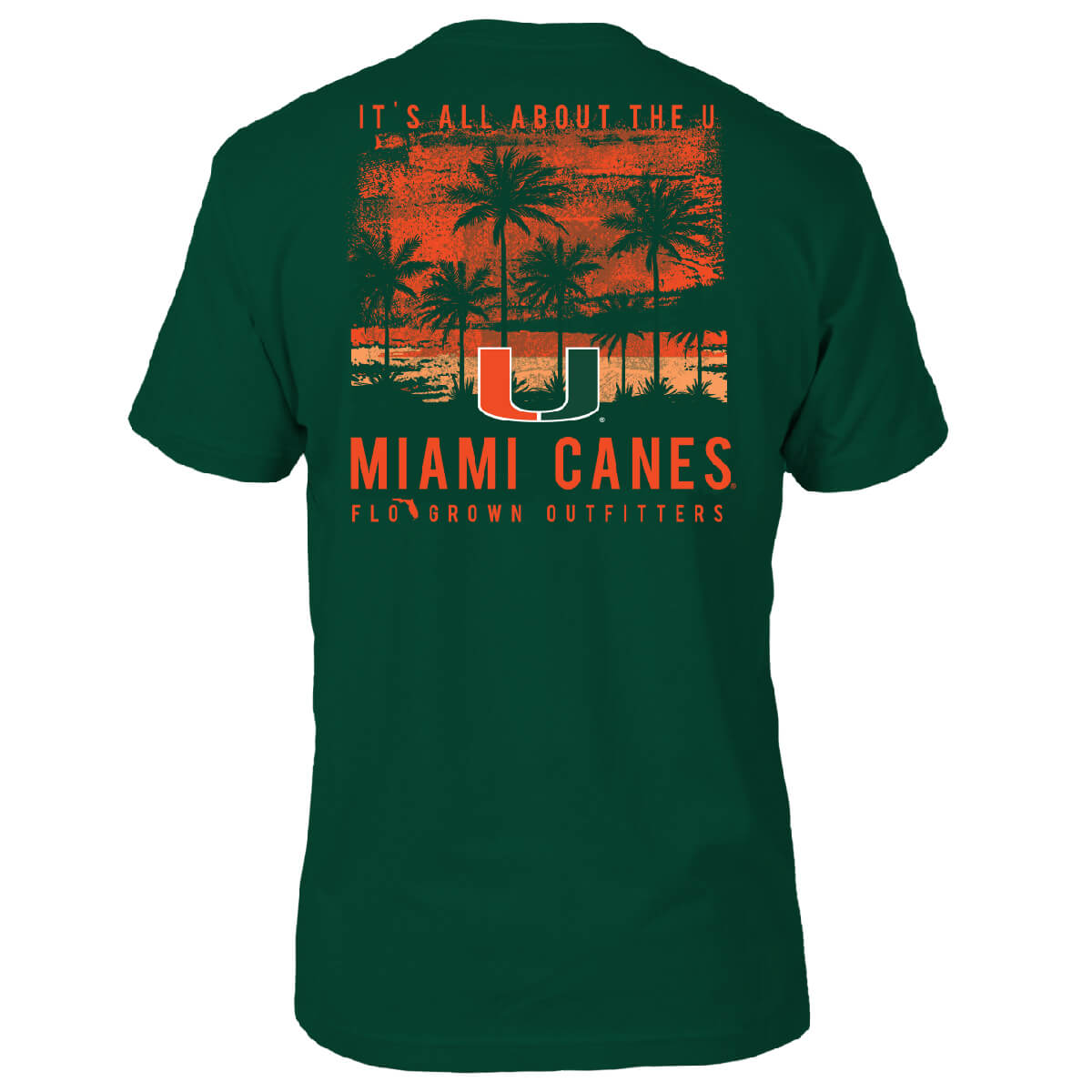 Miami Hurricanes Best Coast Sunset Tee