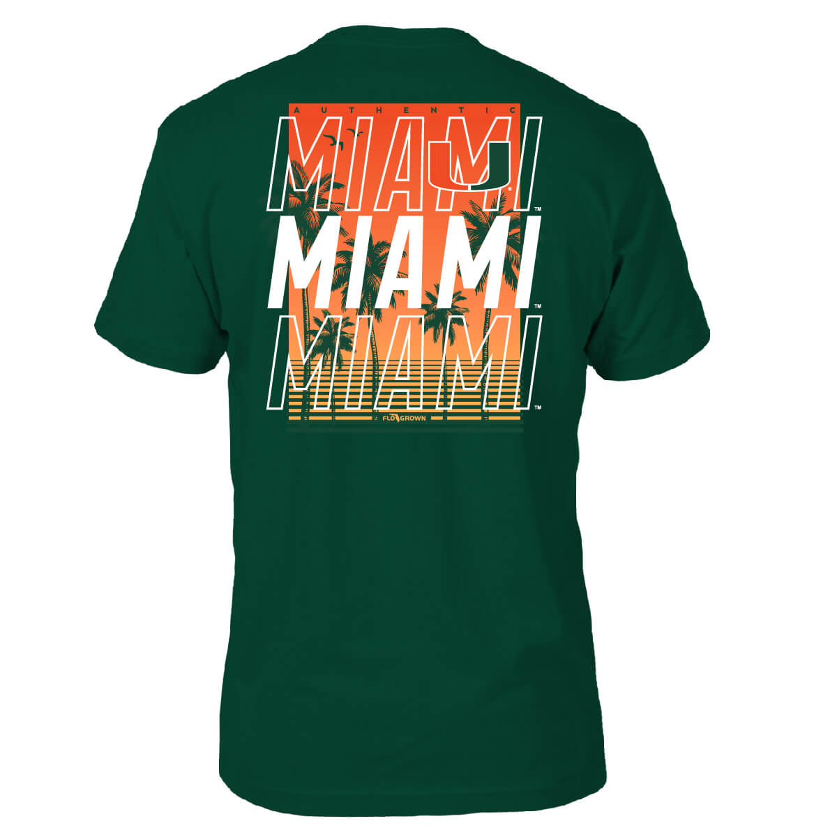 Miami Hurricanes Repeat Poster Tee