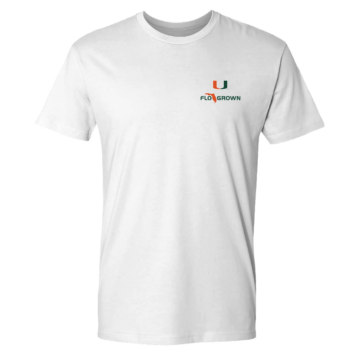 Front view featuring the UM and FloGrown logos on the left chest.